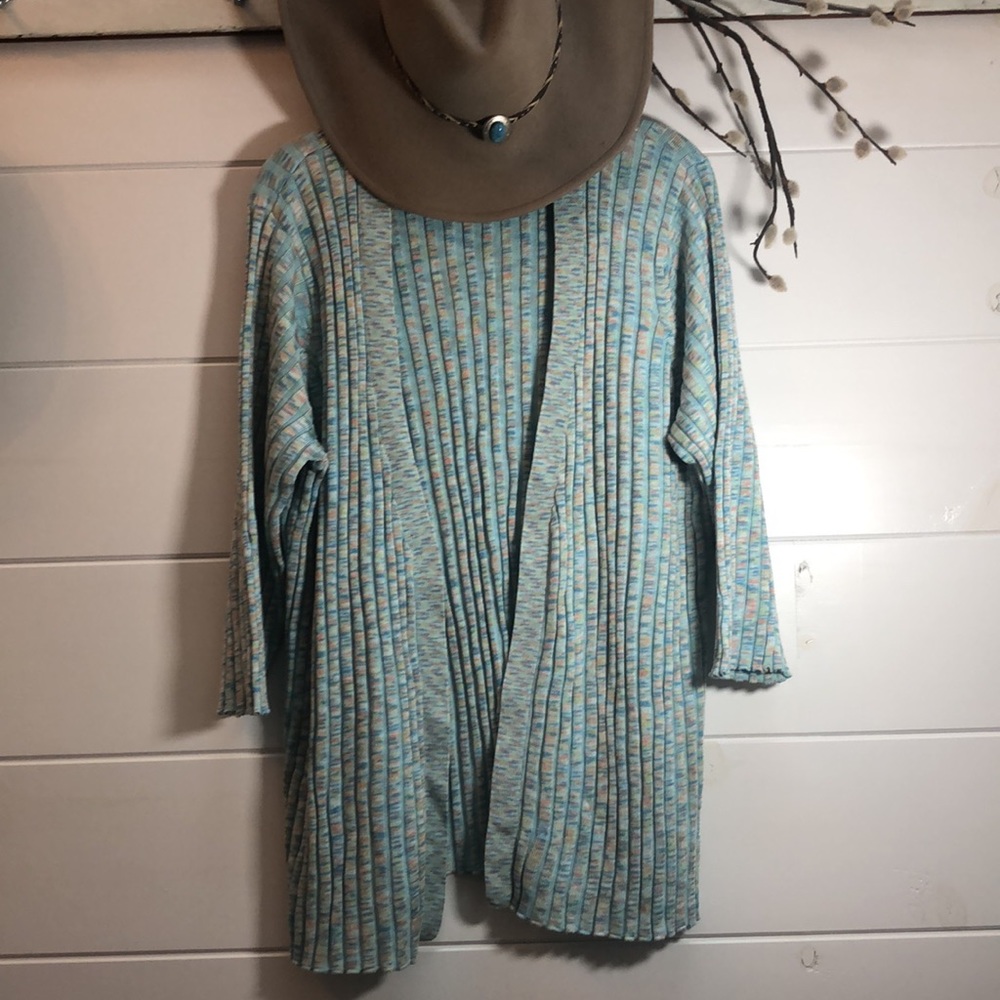 j.h. Collectibles women’s open cardigan.  Size 2X - Picture 4 of 11